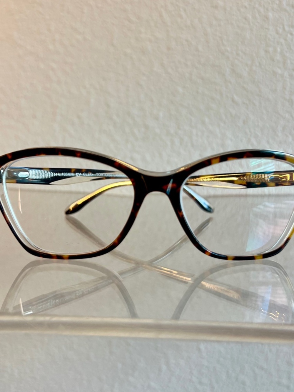 BCBGMAXAZRIA Cleo Tortoise Shell Women's Cat Eye Glasses Frames Dark Academia